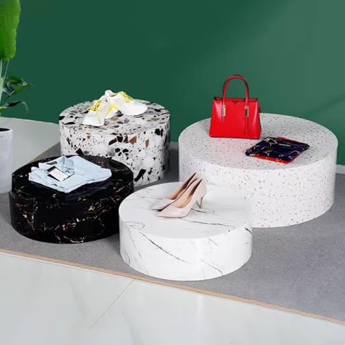 Étagère pour exposition d'objets de collection ronde et surélevée de 60cm - 5