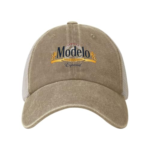 Modelo Beer Cowboy Mesh Baseball Cap miniatura 2