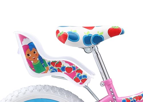 Image of Titan Girls BMX Bike for Kids Ages 4-7, 16-Inch Wheels, 9-Inch Frame, Training Wheels, Toy Seat, Doll Basket, Streamers, First Bike, Princess Bicycle, Gift for Girls