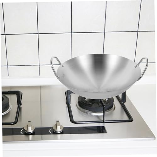 Wok de acero inoxidable Happyyami para cocina versátil miniatura 6