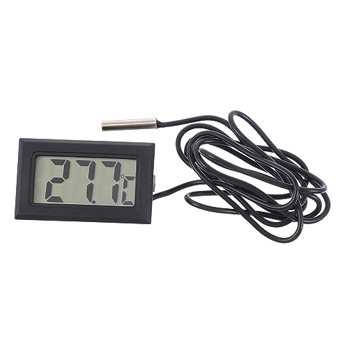 Housoutil Digital Water Cooling System Temperature Multifunctional Thermometer for Computers Aquariums and Vehicles Wide Measuring Range Sensing Wire