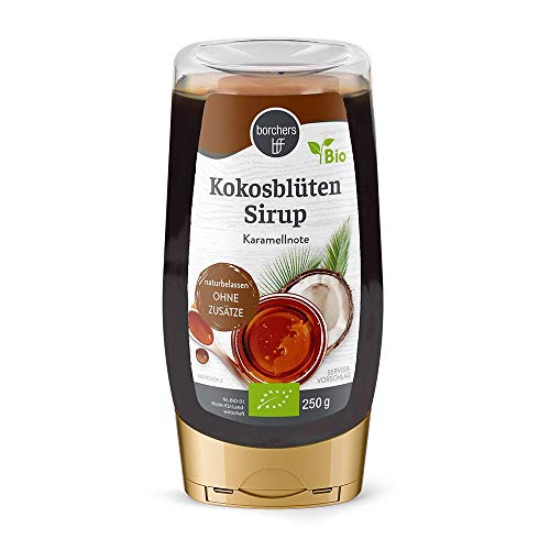 borchers Bio Kokosblütensirup | Naturbelassen | Bio-Qualität | zum Süßen und Verfeinern | 250 g Cover