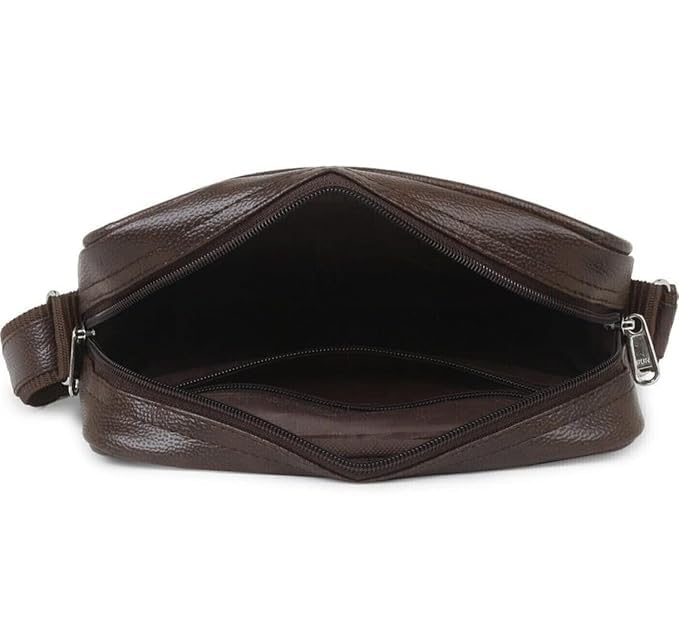 Genuine Messenger Bag - Pu Leather Crossbody Shoulder Bags for Men Purse Travel Work Business3