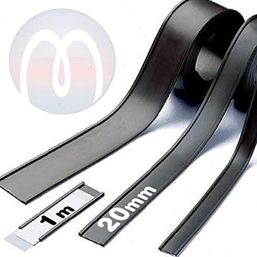 C-Channel Magnetic Card Label Holders 20mm Wide, Sold by The Meter - C-Profile Magnet Roll/Strips, Warehouse Magnets