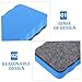 BEBEMOKO 3pcs Whiteboard Erasers for Classroom and Office EVA Felt Dry Erase Board Dusters Washable Lightweight and Portable Suitable for Whiteboards and Chalkboards of All