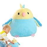 Parrot Plush Animals, Companion Toys, Animal réaliste, pour Filles et garçons de 9,8 Pouces