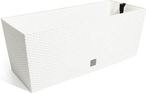 Blumentopf Blumenkasten Blumenkübel Polyrattan Bewässerung 4 Farben 2 Größen von rg-vertrieb (600 weiß) Blumentopf Blumenkasten Blumenkübel Polyrattan Bewässerung 4 Farben 2 Größen von rg-vertrieb (600 weiß)