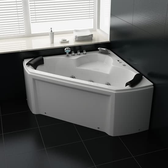 Bagno Italia Vasca idromassaggio 135x135 2 posti 12 getti con cromoterapia radio e doccino I