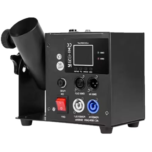 YCNLYSSR Lanzador de Confeti eléctrico Profesional, máquina de Confeti con Control Remoto inalámbrico 512, cañón de Confeti para Bodas, Discotecas, espectáculos, Clubes, escenarios y Fiestas.