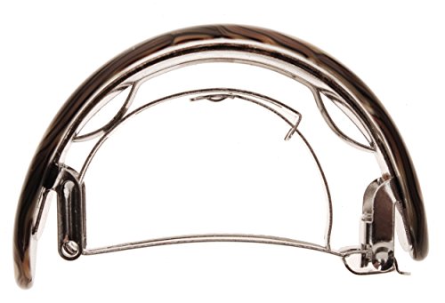 France Luxe Ponytail Barrette - Onyx