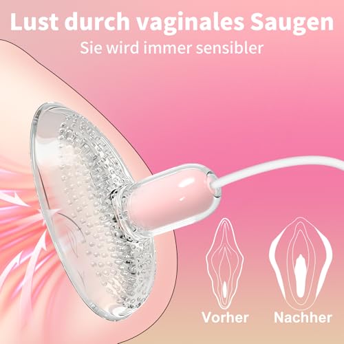 Vibration für Frauen Vibrator, Vibratorensets für Frauen Klitoris & Brüste mit 12 Vibrations Vagina Pumpe Nippelsauger Brustwarzen Elektrisch Sex Toyset für Woman, Sex Spielzeug für die Frau Paare