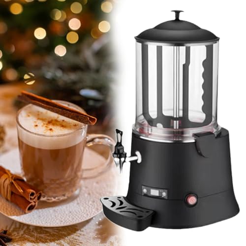 Beachtiful Máquina Comercial para Hacer Chocolate Caliente, Máquina Mezcladora para Calentar Chocolate, Dispensador de Chocolate Caliente, para Calentar Chocolate, Café, Jugo y Leche