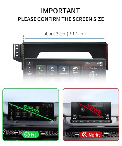 Image of Car Phone Holder for 2023-2026 Honda Accord 12.3 inch Screen | Magsafe Accessories Magnetic Cell Phone Mount Clip Compatible with iPhone, 3D fit Stable Dashboard Navigation Bracket Stand