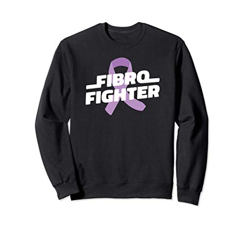 Fibro Fighter - Fibromyalgia Awareness Purple Ribbon Sudadera