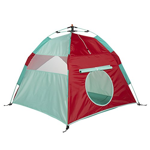 Lightspeed Outdoors Kids Fort Pop-Up Play Tent with Safety Lock & Tunnel Entrance with UPF 50+ Sun Protection