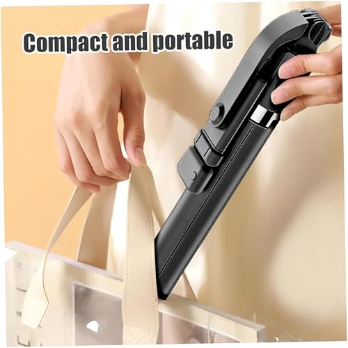 Image of Like Star R1S-L Tripod Selfie Stick Mini LED Fill Light 67 Inch Long /7-Section Stable Base /BT Remote /3 in 1 Multifunction for Vlogging /Photography /Videography for All Mobile Smartphones