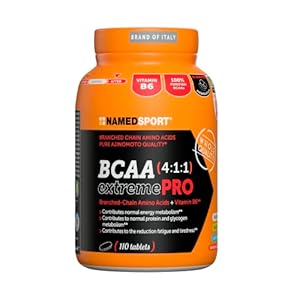 NAMEDSPORT BCAA 4:1:1 extremePRO 310 cpr – Integratore di Aminoacidi a catena ramificata Ajipure® (1g/compressa) al massimo stato di purezza