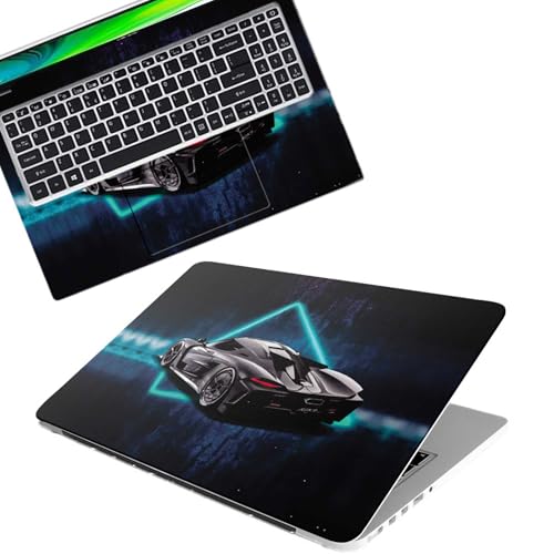 Image of Galaxsia Sport Car Full Body Vinyl Laptop Skin /Sticker /Cover Upto 15.6 Inches Laptops Laminated-Removable-HD Quality Compatible for Hp-Dell-Sony-Lenovo-Asus etc.(15x10 Inches)