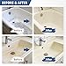 DWIL Tub Paint, Tub and Tile Refinishing Kit with Tools, White Bathtub Paint Water Based &Low Odor, Easy to Use for Sink Bathroom Shower, Vanilla White, 25-30sq.ft