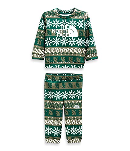 The North Face Infant Surgent Crew Set, Night Green Halfdome