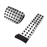 【Stilvolles Design】Diese Pedalabdeckungen verleihen dem unteren Innenraum Ihres Autos ein stilvolles und praktisches Element und werten den Fußraum optisch auf.