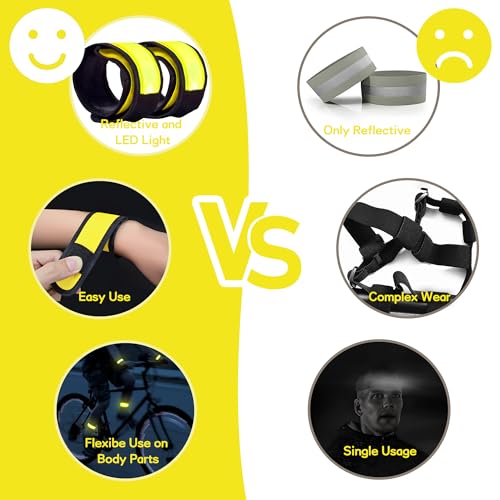 6 Stück LED Armbänder, LED Leuchtarmbänder, grüne LED Armbänder, Kinder grün - Bild 28 von 43