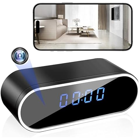 NJINALW Hidden Camera Clock Cover