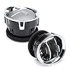 2PCS AC Heater Air Vent Front Interior Dashboard Louvre Chrome Compatible with Ford F150 2009-2014 Replace 9L3Z19893CA 9L3Z-19893-CA