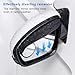 StarryVoyage Blind Spot Mirror 2 Pcs Car Side HD Frameless Convex Mirror, 3x Larger Blindspot View, Wide Angle Rearview with Rain Guard, Universal Fit