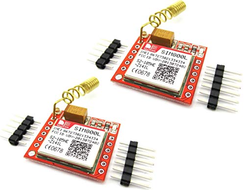 Ya en mundofriki.es: 2pcs SIM800L GPRS gsm Module PCB Antenna SIM Board Quad Band