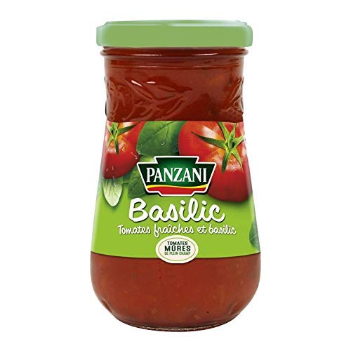 Panzani – Salsa de tomate albahaca, 210 g, 2 unidades