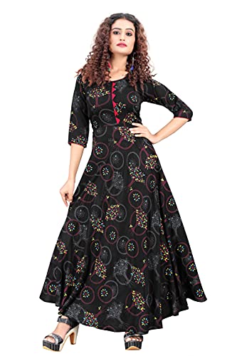 Image of M-FASHION Women's Rayon Regular Kurti
