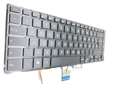 Clavier allemand noir éclairé pour Asus ZenBook Pro 15 UX550GE