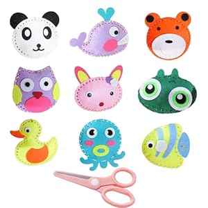 Vimmvid 11 sztuk Dziecięcy Zestaw do Szycia ABX