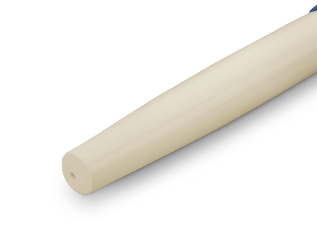 Kaweco STUDENT 50's Rock I - Penna stilografica Premium per cartucce d'inchiostro con pennino in acciaio di alta qualità, colore blu e crema, 16 cm, larghezza penna: B (larghezza)