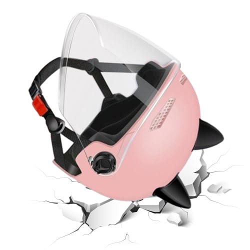 スクーター ヘルメット - 電動バイク ヘルメット、調整可能な乗馬アクセサリー、バイザー付き通勤用ヘルメット | ビスタ男性、女性、乗馬、サイクリング、オートバイ、自転車、スケートボードのための通気性の保護