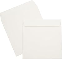 Vista 7 de LUXPaper Sobres de invitación cuadrados Despegar y prensar 8 x 8 pulgadas Natural Texto de 70 libras 50