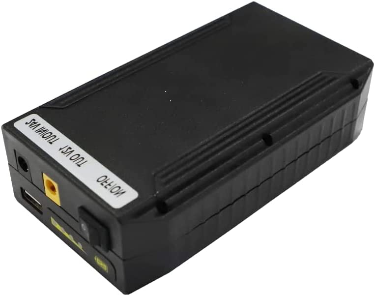 MWE Battery Pack for 360 Photo Booth.24V Rechargeable Lithium ion 22400mAh with DC 24V/12V and 5V USB Output for Ring Light, LED Light Strip,Camera, Smartphone and More (Large, Black)