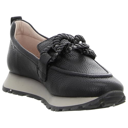 Hispanitas Para Mujer. HI254238 Mocasines De Piel Kansas Bolero Negro (36), Plano, 1 A 3Cm, Ninguno, Casual - 6