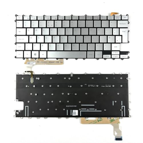 Clavier Samsung Galaxy Book Flex2 5G NP930QCA rétroéclairé argent version italienne