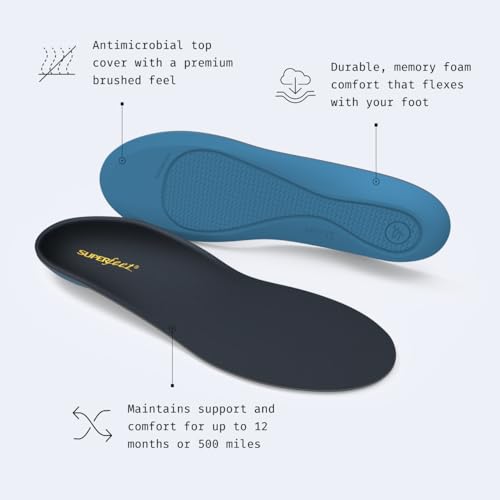 Plantillas de espuma viscoelástica Superfeet Work talla 13 hombre miniatura 4