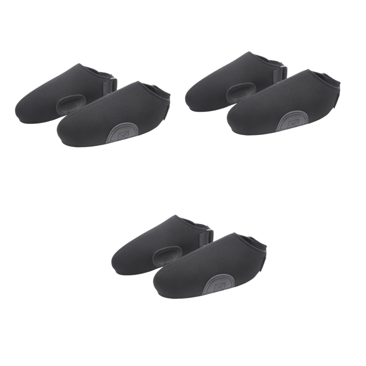 Sosoport 3 Paires Couvre-Chaussures de Protection Coque Chaussure Housses Chaussures Couverture de Botte de Neige Raquettes à Neige Coque de Protection Couvre-Chaussures réglables
