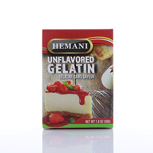 Unflavored Vegetarian Gelatin (1.8 oz) 50g | 100% Halal, Kosher, & Vegetarian Gelatin