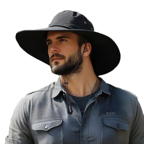 Image of Super Wide Brim Sun Hat for Men /Women-UPF 50+ UV Protection, Large Bucket Hat for Fishing, Hiking, Gardening