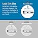 Kensington Combination Cable T-Bar Standard Lock Slot for Laptops, Resettable 4 digit password with 6 Foot Cable, K64673AM
