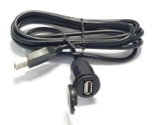 Preisvergleich Produktbild Dietz 25306 USB Einbaubuchse mit Kabel 1,8 m