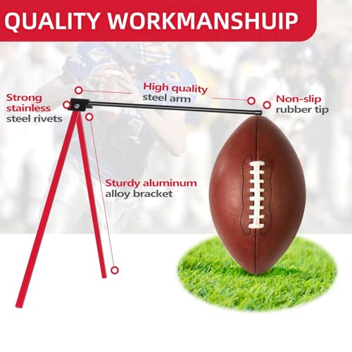 image for Ziopetru Football Kicking Stand, Durable All Metal Football Kicking Te