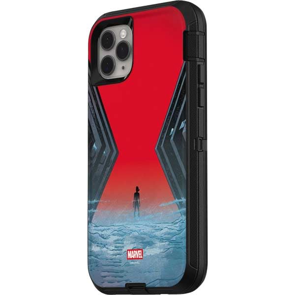 Skinit Decal Phone Skin Compatible with OtterBox Symmetry iPhone 7 - Officially Licensed Marvel Black Widow Running Design