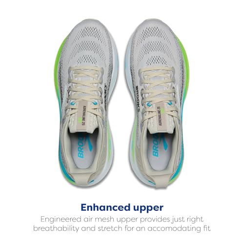 Brooks Adrenaline Gts 25 Shoes Gray Green SS26, Size 44 - Eur - 4