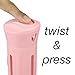 Travel Beauty Dispenser- Portable 4-in-1 Travel Bottle Set with Dispenser, Leak-Proof Refillable Toiletry Containers for Shampoo, Conditioner, Lotion